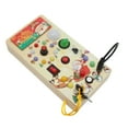 thumbnail image 3 of Tablero de Navidad ocupado, interruptores LED, actividades de aprendizaje, ayuda para enseñanza, juguete Montessori para cumpleaños, Navidad, niños y, 3 of 9
