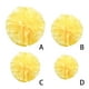 thumbnail image 4 of Juego de papel Amarillo Bewildely decoraciones de flores para fiesta 7,8 pulgadas, 4 of 6