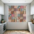 thumbnail image 3 of Curtains, Patchwork Pattern Window Drapes For Living Room And Bedroom,Curtains For Home Decor,215Cm, 3 of 4