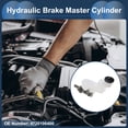 thumbnail image 3 of Unique Bargains Brake Master Cylinder with Reservoir No.4720106400 for Toyota Camry 2006-2015 Hydraulic Master Cylinder Silver Tone White Aluminum Alloy Plastic 1 Pcs, 3 of 7