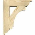 thumbnail image 3 of Ekena Millwork 4"W x 20"D x 20"H Imperial Craftsman Rough Sawn Bracket, Western Red Cedar, 3 of 4