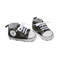 thumbnail image 2 of SAYOO  Canvas Prewalker Outdoor Shoelace Anti Skid Soft Bottom High Top Shoes, 2 of 10