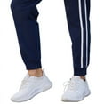 thumbnail image 6 of SPECIAL MAGIC Running Sweatpants for Women Drawstring High Waist Side Stripes Workout Cotton Athletic Lounge with Pockets, 6 of 7
