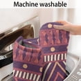 thumbnail image 5 of Brown Ethnic Pattern Bathroom Rugs Mat,Non Slip Microfiber Bathroom Rug,Rubber Backing,Soft Bathroom Mats for Bathroom Floor,Tub and Shower,17x27in(43x68cm), 5 of 5
