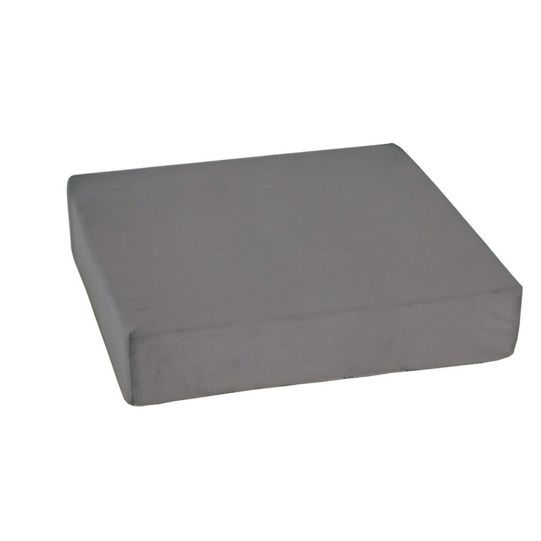 Guanhe Square Outdoor Seat Pads Soft Thick Outdoor Deep Seat Cushions Sponge Core Chair Cushion for Patio Sofa Floor Dining Room 15.7x15.7x1.3 Dark Gray Walmart