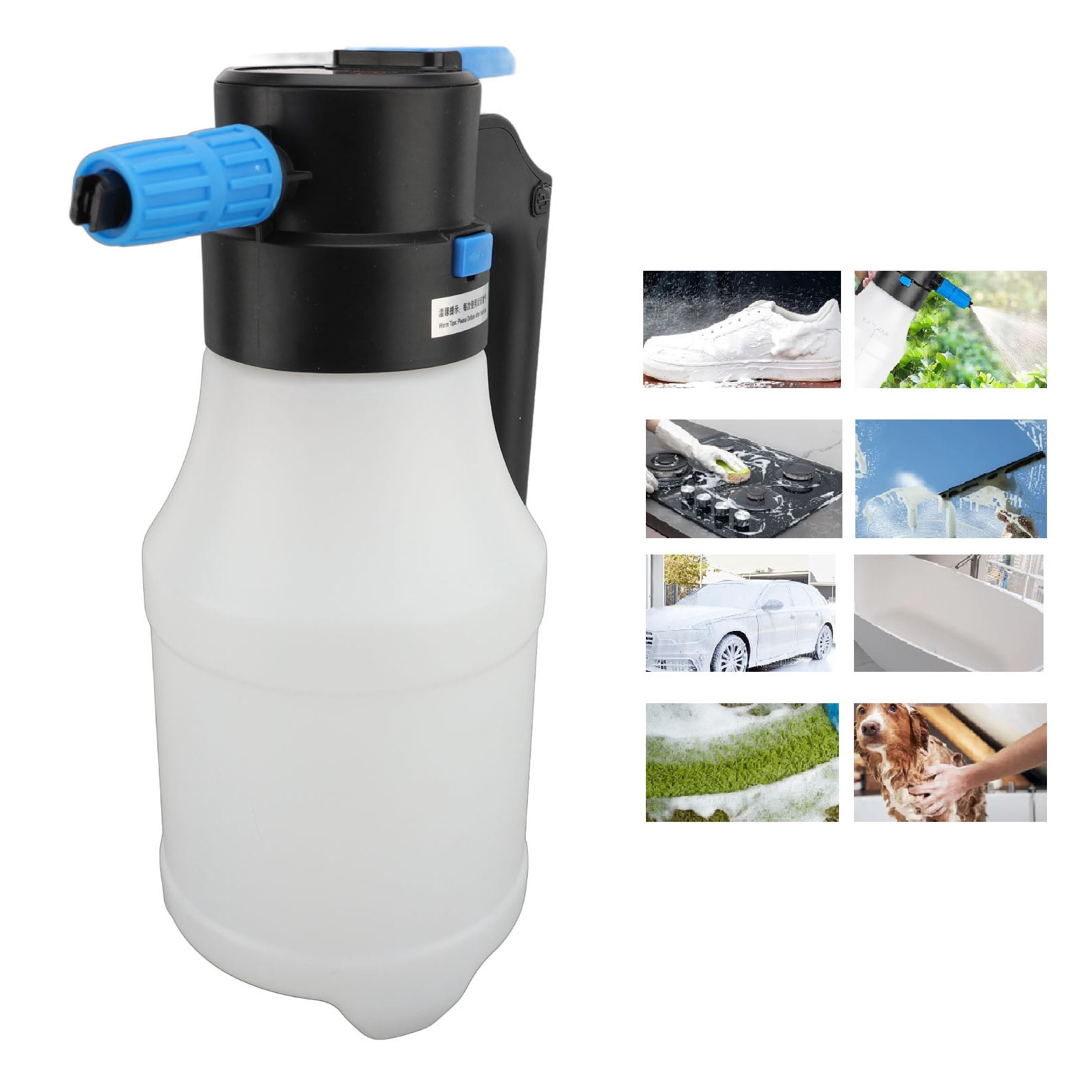 1.5L Electric Car Foam Sprayer – USB Rechargeable, Cordless, 8 Bar Pressure For Car Wash-702027