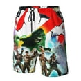 thumbnail image 5 of Ghostbusters-Movie Men's Beach Shorts Swim Trunks Casual Quick Dry Board Shorts Swimwear with Mesh Lined and Pockets, 5 of 8