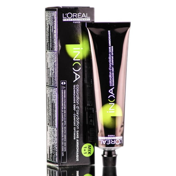 / 7NN , L'oreal Pro INOA Coloration Ammonia-Free Permanent Haircolor Dye, hair scalp beauty - Pack of 2 w/ Sleek Teasing Comb / 7NN , L'oreal Pro INOA Coloration Ammonia-Free Permanent Haircolor Dye, hair scalp beauty - Pack of 2 w/ Sleek Teasing Comb