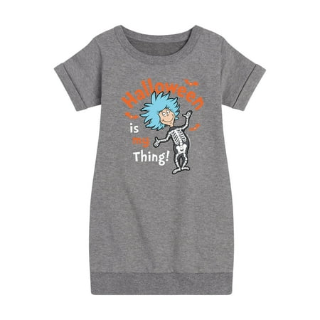 

Dr. Seuss - Halloween Is My Thing - Toddler And Youth Girls Fleece Dress