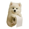 thumbnail image 4 of Dog Toilet Paper Holder with Realistic Dog Sculpture for Wall Mount, Cute and Functional Design for Bathroom and Small Spaces, 4 of 5