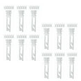 thumbnail image 1 of LEEYNEER 12Sets Vertical Blind Repair Carrier with Stem Vertical Blinds Repair White Blinds Replacement Parts Window Blind for Broken Missing Vertical Blinds Repairing, 1 of 1