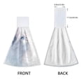 thumbnail image 4 of 2 Pieces Bathroom Towels Kitchen Towels Velcro Hand Wipes Dish Cloths & Dish Towels Washroom Towels Face Towel Hand Wipes Cute White Ragdoll Cat, 4 of 7