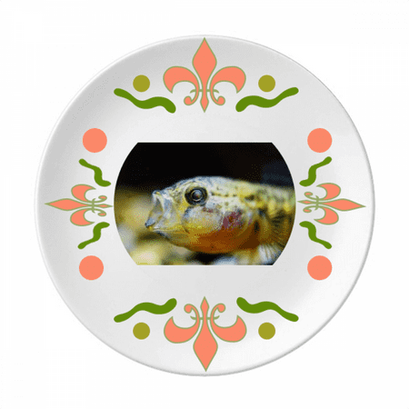 

Marine Organism Small Tropical Fish Flower Ceramics Plate Tableware Dinner Dish