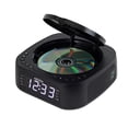 thumbnail image 1 of JENSEN JCR-375 Reloj despertador digital estéreo con reproductor de CD de carga superior, sintonizador FM, puerto de carga USB y batería de respaldo, 1 of 5