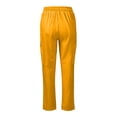 thumbnail image 5 of Anti-Wrinkle Scrub Pants for Women Four Way Stretch Slim Fit Yoga Waistband Jogger Medical Uniform Work Pants 2026 Yellow S, 5 of 6