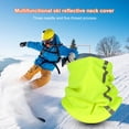 thumbnail image 3 of LEEYNEER Soft Neck Gaiter Wear-resistant Breathable Cold-proof Reflective Strip Neck Gear for Cycling, 3 of 8