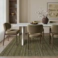 thumbnail image 4 of SIXHOME 8'x10' Washable Area Rug Soft Non-Slip Neutral Geometric Indoor Rug for Living Room Green, 4 of 7