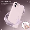 thumbnail image 2 of Liquid Silicone Case for iPhone 11, [Camera Protection] [Anti Fingerprint] [Wireless Charging] 4 Layer Phone Case Protective Cover, Built-in Microfiber Round Edge Case, 6.1", Pink, 2 of 15
