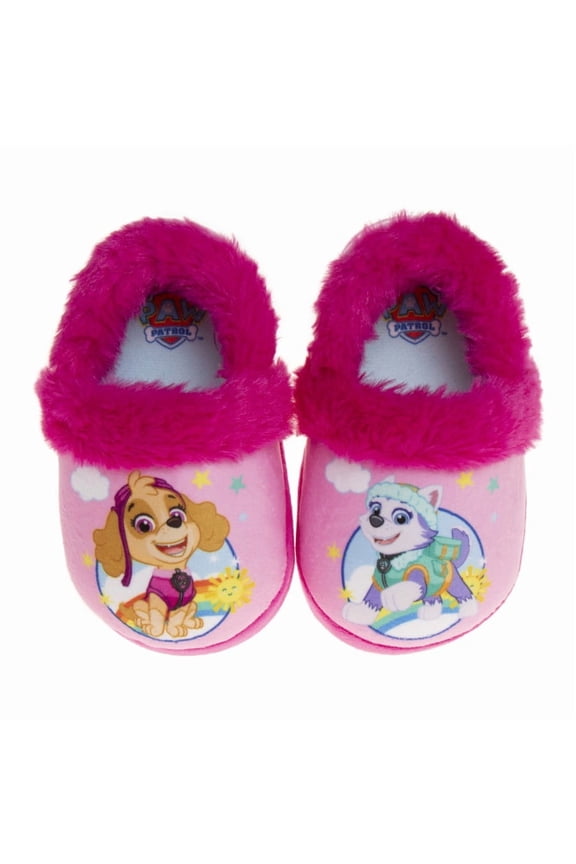 Paw Patrol Toddler Girls Dual Sizes Slippers, Pink Blue, Size: 11-12