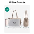 thumbnail image 4 of Bolso Tote BAGSMART Puffer 22L para Mujer con Bolsillo para Vaso de 1182 ml, 4 of 8