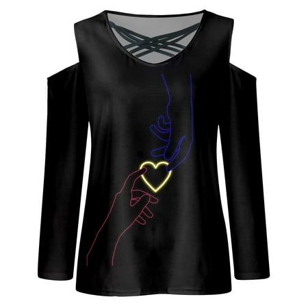 

Quealent Crop Tops Women s Crewneck Shirts Causal Long Sleeve Slim Fit Underscrub Winter Basic Tee Tops I XXL