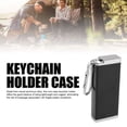 thumbnail image 3 of Keychain Storage Container, Sturdy Mini Case Keychain Holder Compact Multifunctional  for Travel Black, 3 of 7