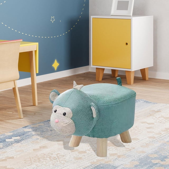 Elodie Repose-Pieds Animal en Forme d'Animal Mignon pour Salon Chambre Intérieur Singe