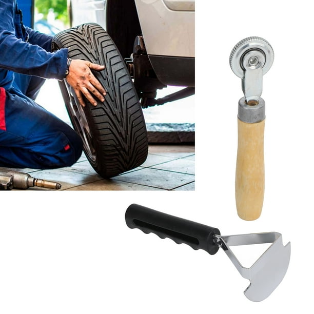 Raspador De Reparación De Neumáticos, Rodillo Universal Eficiente Para Parche De Neumáticos De 6 Mm Para Automóviles, Motocicletas Y Bicicletas