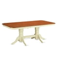 thumbnail image 3 of East West Furniture Napoleon 5-piece Wood Dining Set w/ Slatted Chairs in Cherry, 3 of 6