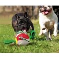 thumbnail image 4 of Juguetes para perros Balón de fútbol Frisbee al aire libre, Frisbee con lengüetas de agarre, Juguetes interactivos para perros de fútbol brillar Hogar, 4 of 5