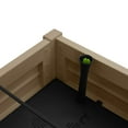 thumbnail image 3 of vidaXL Garden Raised Bed Light Brown 110x45x79 cm Polypropylene, 3 of 5