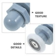 thumbnail image 5 of ELAYARD Set of 8 White Plastic Glass Door Rollers for Sliding Doors, and Easy to Install, 5 of 6