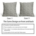 thumbnail image 6 of Grey Gray Cream Pillow Covers 20x20 Set of 2 Boho Design Polka Dot Throw Pillows Modern Brush Strokes Print Decorative Outdoor Pillowcase Square Cushion Cover Linen Pillow Case for Home Sofa Couch Bed, 6 of 6