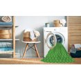 thumbnail image 2 of Ahgly Tapis d'Intérieur Lavable en Machine Carré Transitionnel Vert Néon, 3 Pieds Carré, 2 of 7