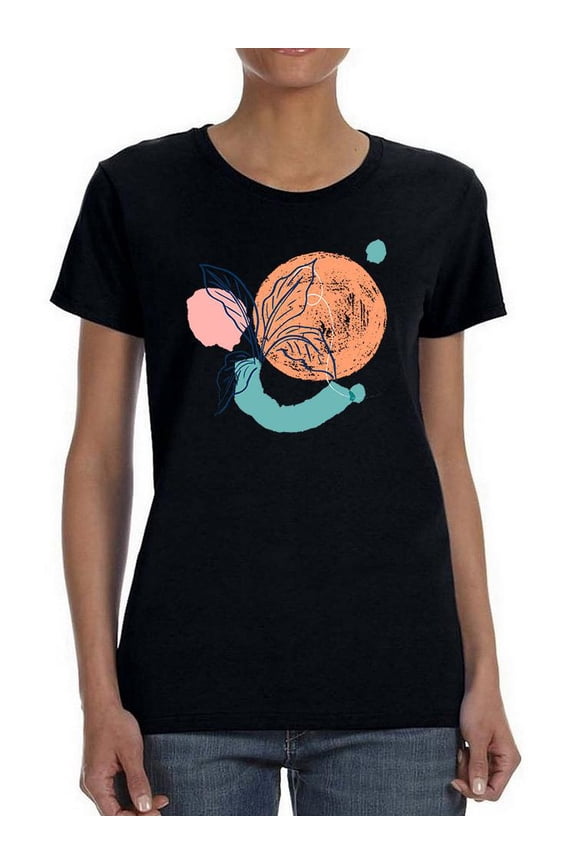 Botanical Art T-Shirt Women -Image by Shutterstock, Female Medium