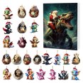 thumbnail image 1 of Christmas Home Decor 2024 Christmas Holiday Advent Calendar Advent Calendar Collectible Funny Dinosaur Set Commemorative Collectible Christmas Home Decor, 1 of 6