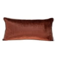 thumbnail image 1 of HomeRoots 402768 Reversible Gold & Brown Lumbar Velvet Throw Pillow, Multi Color, 1 of 1