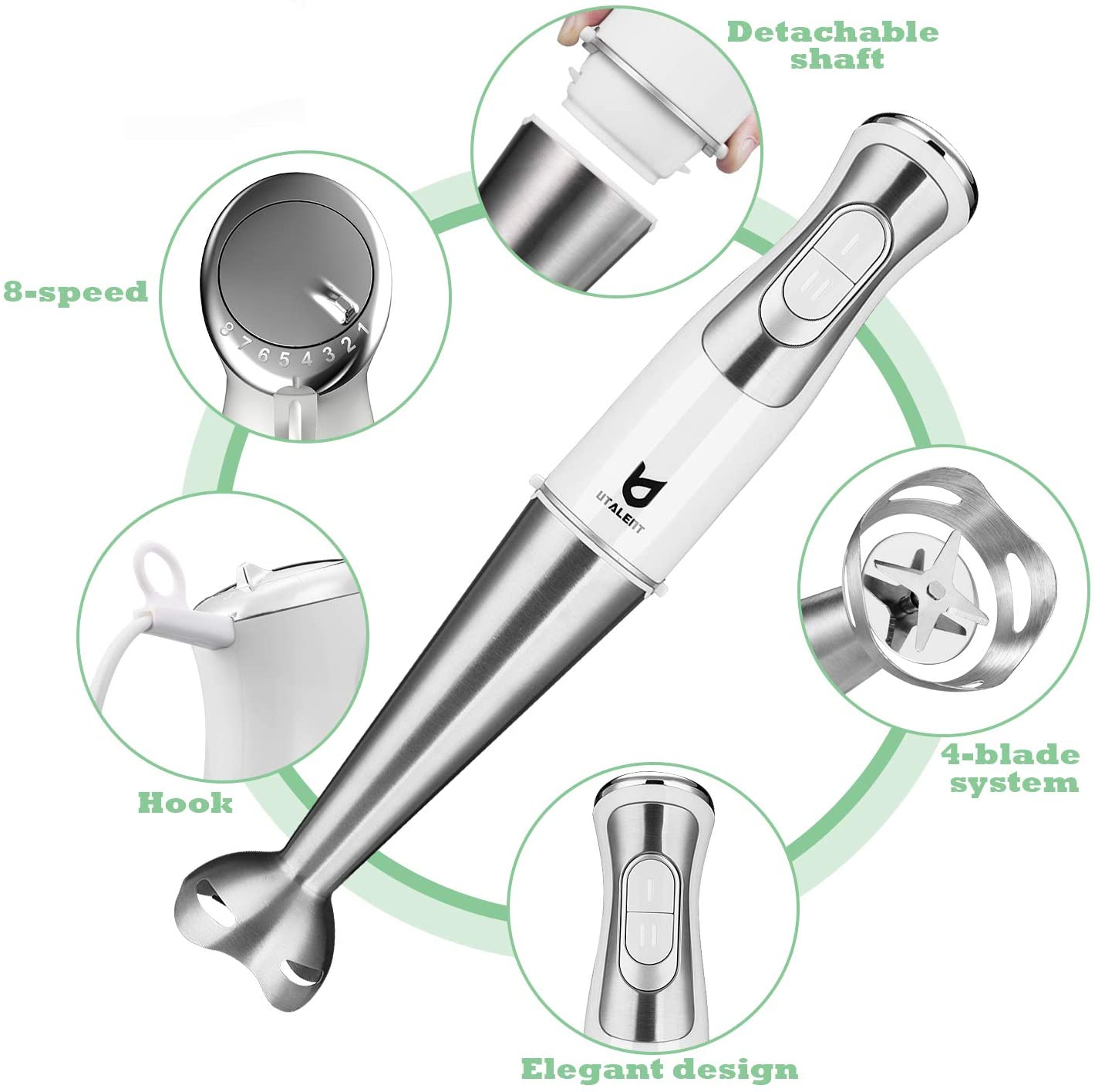 UTALENT 5-In-1 Hand Blender In-depth Review - Healthy Kitchen 101