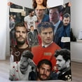 thumbnail image 5 of Jamie Dornan Blanket Throw Blankets Ultra Soft Flannel Lightweight Throws for Couch, Bed, All Seasons Use 30"*40"（76 * 100cm）, 5 of 6