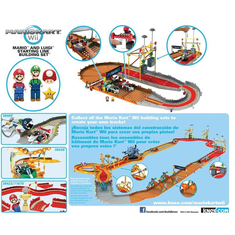 K NEX MARIO AND LUIGI STARTING LINE BUILDING SET