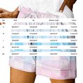 thumbnail image 3 of Women's Shorts JIANLAI Casual Long Knee Length High Waisted Stretch Wide Leg Relaxed Fit (S-2XL) Pink, 3 of 5