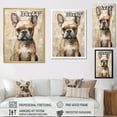 thumbnail image 4 of Designart "Playful Boston Terrier Pose" Animals Dog Floater Framed Canvas Wall Art, 4 of 5