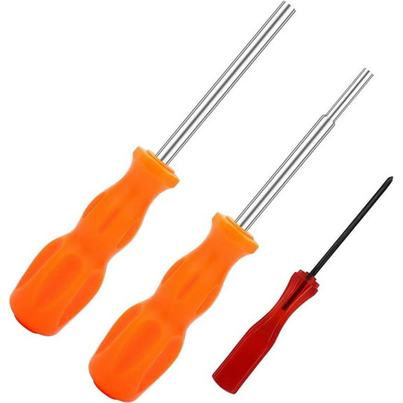3 Pack Gamebit Security Screwdriver, 3.8mm and 4.5mm Security Screwdriver and 2.5mm Triwing Screwdriver for Super Nintendo, SNES, NES, N64 and GameBoy