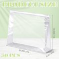 thumbnail image 2 of Bolsa de maquillaje Xuniea Mini, transparente, 50 unidades, organizador de PVC impermeable, 2 of 6