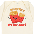 thumbnail image 4 of Inktastic Hooray It's Fry-Day with Cute Fries Boys or Girls Long Sleeve Baby Bodysuit, 4 of 5