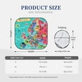 thumbnail image 3 of Sikiie Cartoon Map Of Europe Print Foldable Car Windshield Sun Visor, Car Window Sunshade Suitable for Sedan, SUV and Truck Car Accessories-Large, 3 of 6