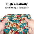thumbnail image 7 of HELLHERO Colorful Floral Prints Walker Seat Covers and Seat and Backrest Covers for Seniors Adult Stain Proof Soft for Senior, 7 of 7