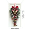 thumbnail image 3 of Nkmbld Christmas Door Covers for Front Door, Christmas Door Hanging Backdrop Decorations for Home Indoor Outdoor Winter Holiday Party Decor, 3 of 8