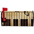 thumbnail image 5 of Coolnut Mailbox Cover Vintage Music Scene Post Mail Box Cover Magnetic Mail Wraps Cover Oversize 25.4" L x 20.78" W, 5 of 5