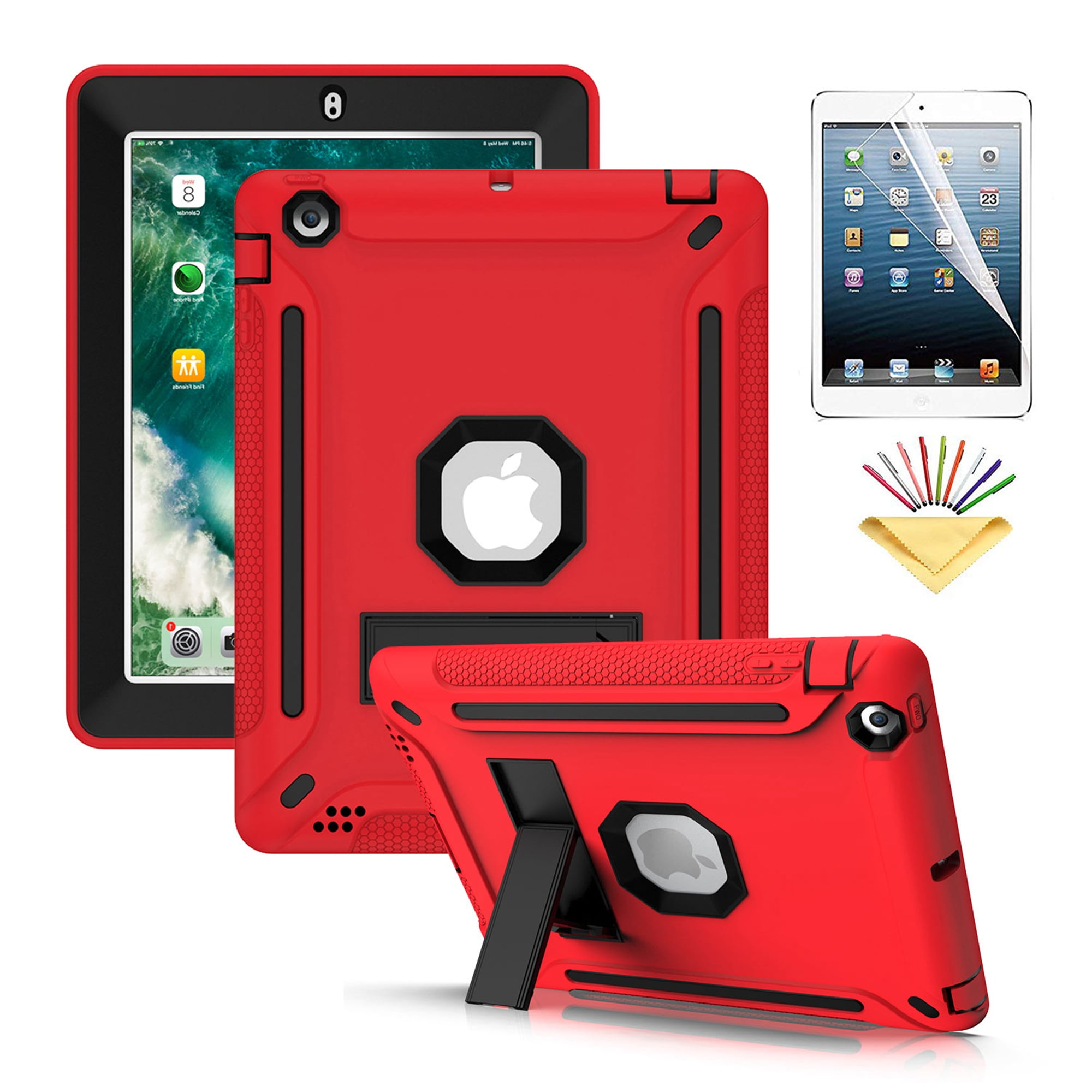 iPad 2 Case, iPad 3 Case, iPad 4 Case, Dteck Kickstand Heavy Duty